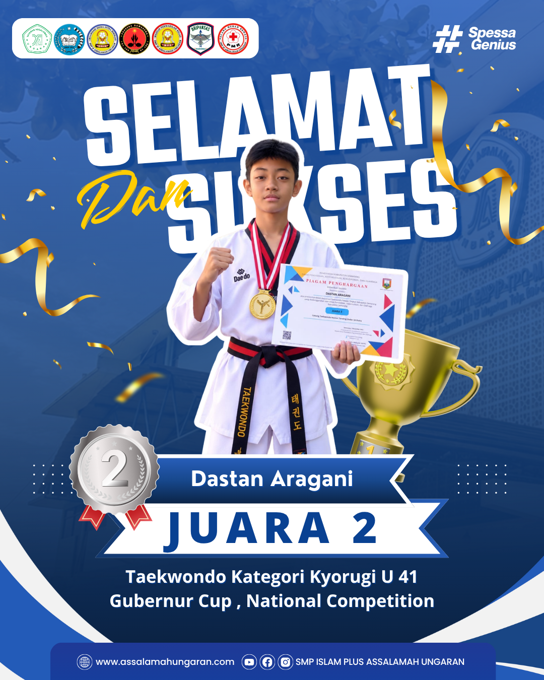Taekwondo Kategori Kyorugi U 41 Gubernur Cup , National Competition