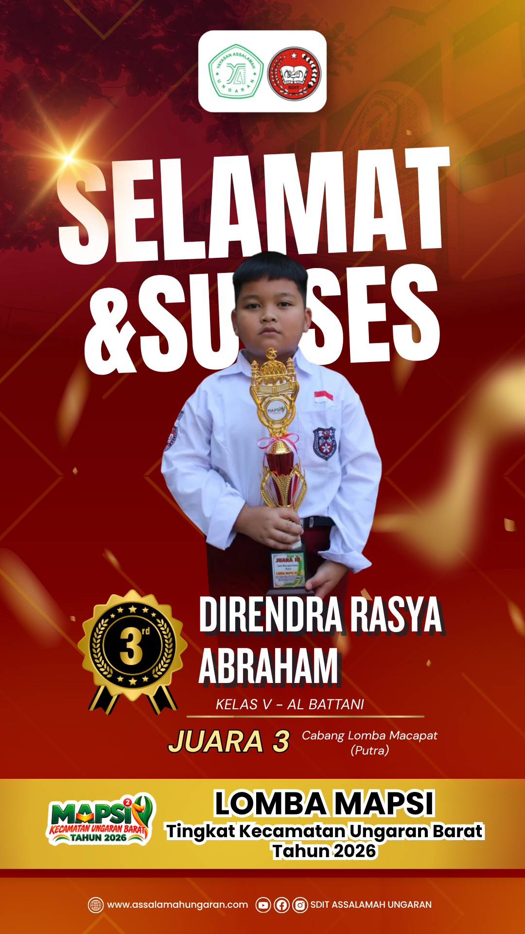 Cabang Lomba Macapat (Putra) LOMBA MAPSI Tingkat Kecamatan Ungaran Barat Tahun 2026