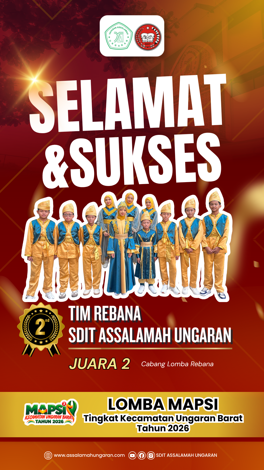 Cabang Lomba Rebana LOMBA MAPSI Tingkat Kecamatan Ungaran Barat Tahun 2026